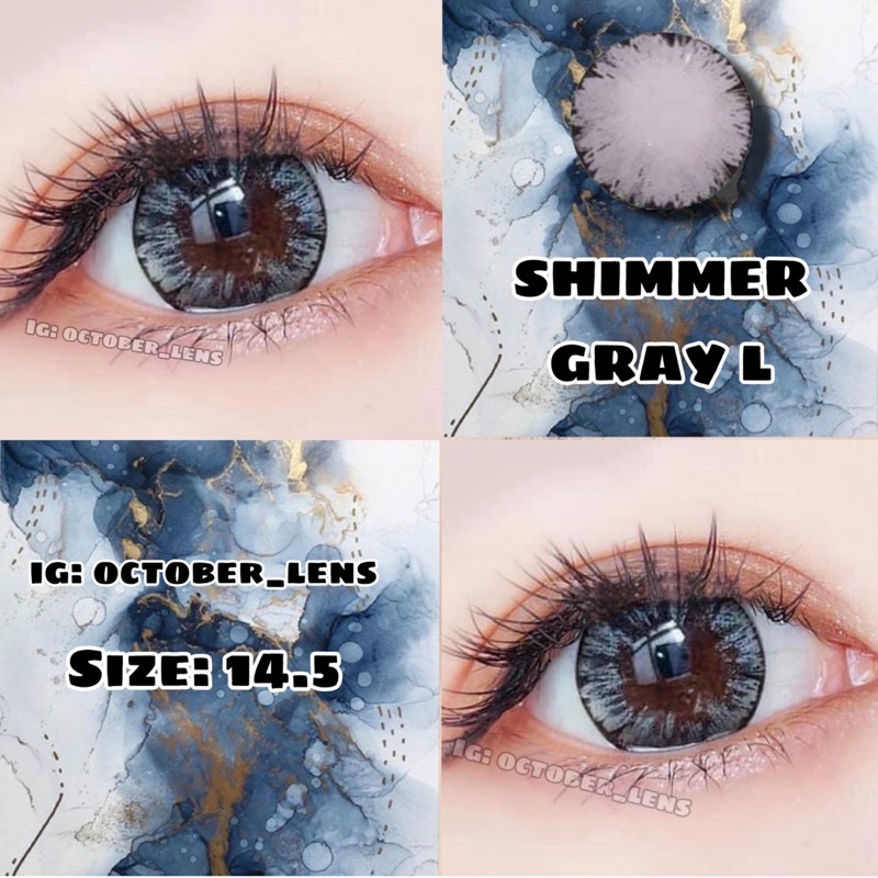 LENS XÁM GIÃN TO VÂN XƯỚC SIZE 14.5MM CÓ ĐỘ PHÙ HỢP MẮT HAI MÍ
