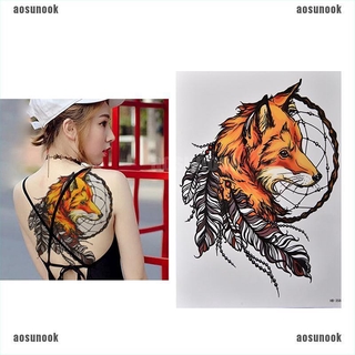 Hình Xăm Dán Tạm Thời Hình Dreamcatcher Cánh Tay Lớn Chống Nước
