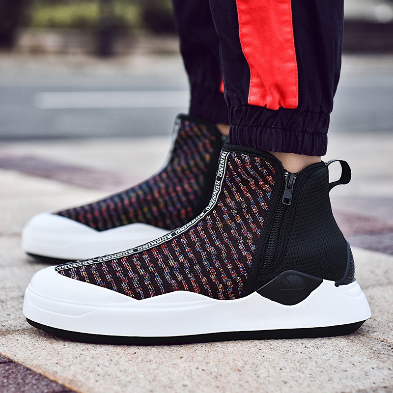 free Giày thể thao cổ cao đế dày thiết kế khóa kéo cá tính dành cho nam uy tín Uy Tín 2020 Az1 ◁ 1212 ? | BigBuy360 - bigbuy360.vn