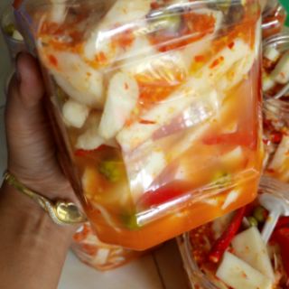 măng rừng muối cà dại chua cay