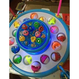 Bộ đồ chơi câu cá 2 tầng phát sáng có nhạc