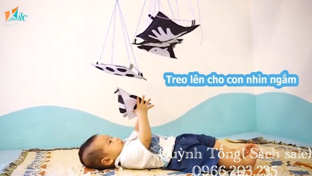 Học Liệu Kích Thích Thị Giác Bằng Vải- Bộ 5 Miếng- Made in Vietnam
