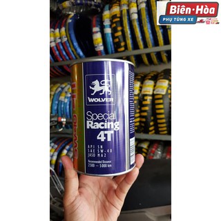DẦU NHỚT CAO CẤP TỔNG HỢP 100% Wolver SPECIAL Racing 4T Fully Synthetic 5W40 1L/1lon - Hàng chính hãng