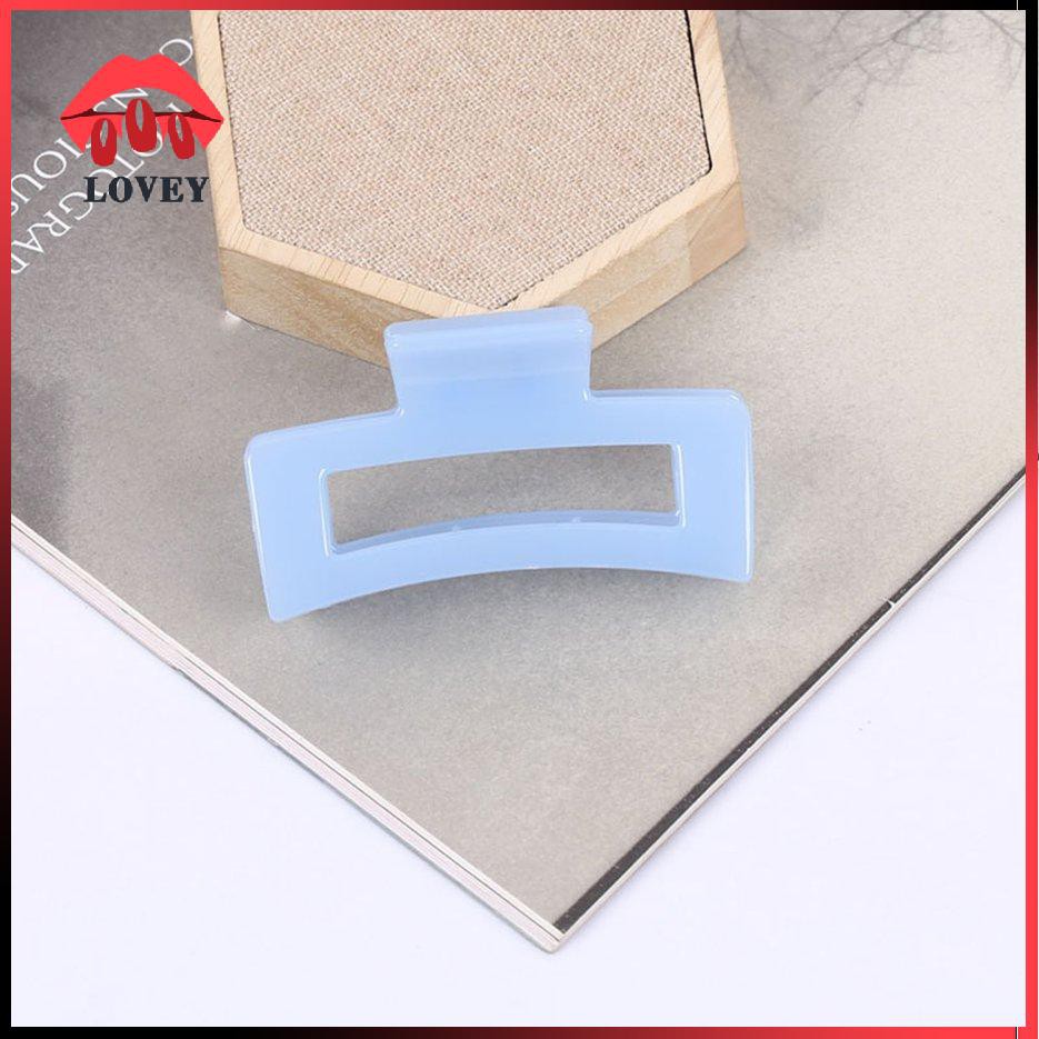 lovey★Kẹp tóc kiểu dáng đơn giản chất liệu acrylic