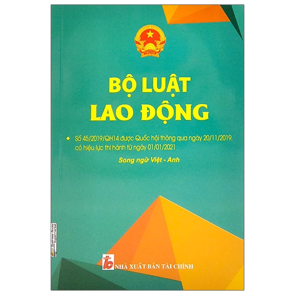 Sách Bộ Luật Lao Động (Song Ngữ Anh-Việt)