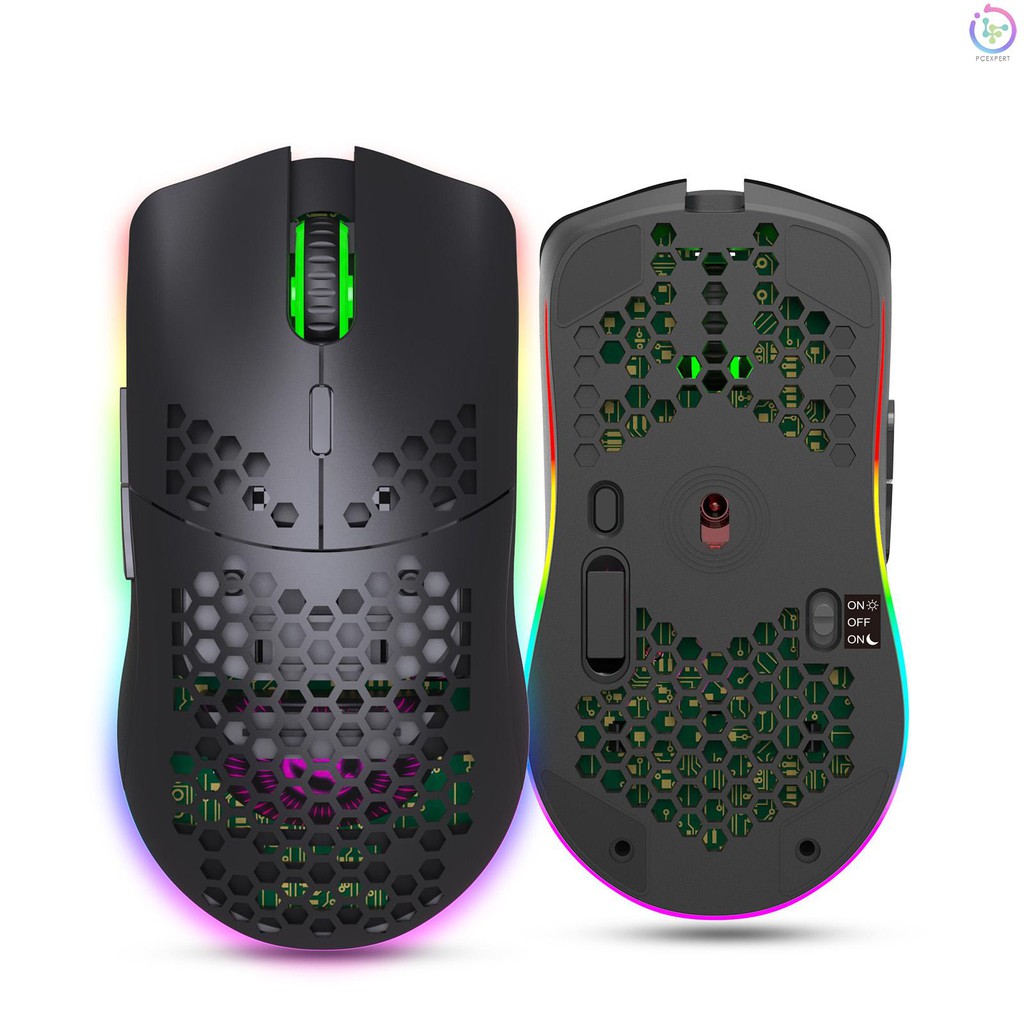 Chuột Gaming Hxsj T66 Rgb 2.4g Không Dây Chuyên Dụng Cho Game Thủ