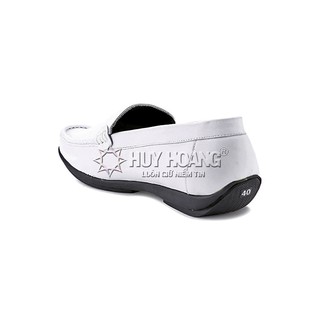 Giày mọi nam da bò màu trắng PH7117