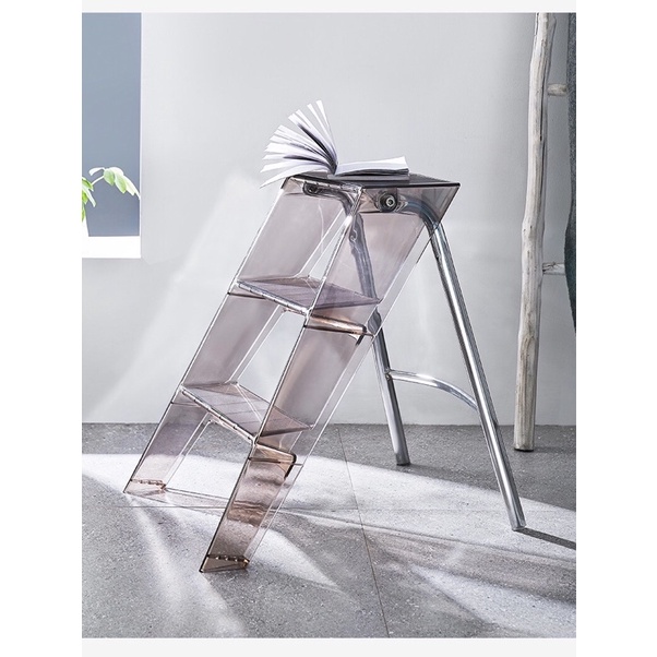 Thang gấp đa năng decor phòng khách, phòng ngủ, sân vườn phong cách Bắc Âu