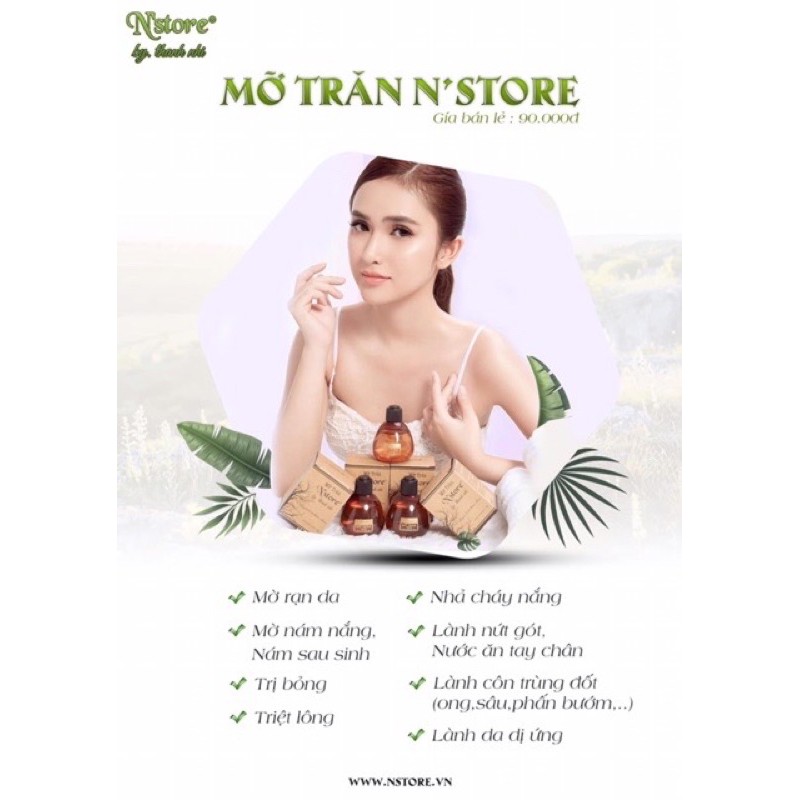 Mỡ trăn triệt lông [chính hãng 100%] N’store