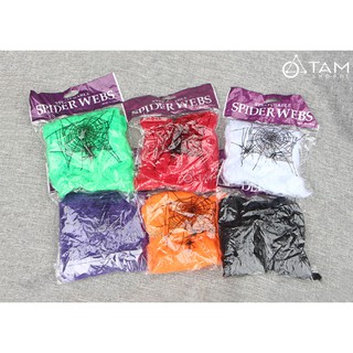 Tấm tơ nhện giả vải lưới mỏng nhiều màu TTTM