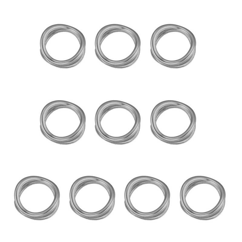 Set 10 Khuyên Tai Thép Không Gỉ Nhiều Hình Dạng Độc Đáo