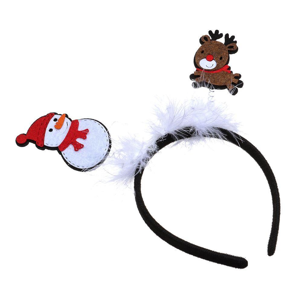 Băng Đô Cài Tóc Co Giãn Hình Ông Già Noel Giáng Sinh