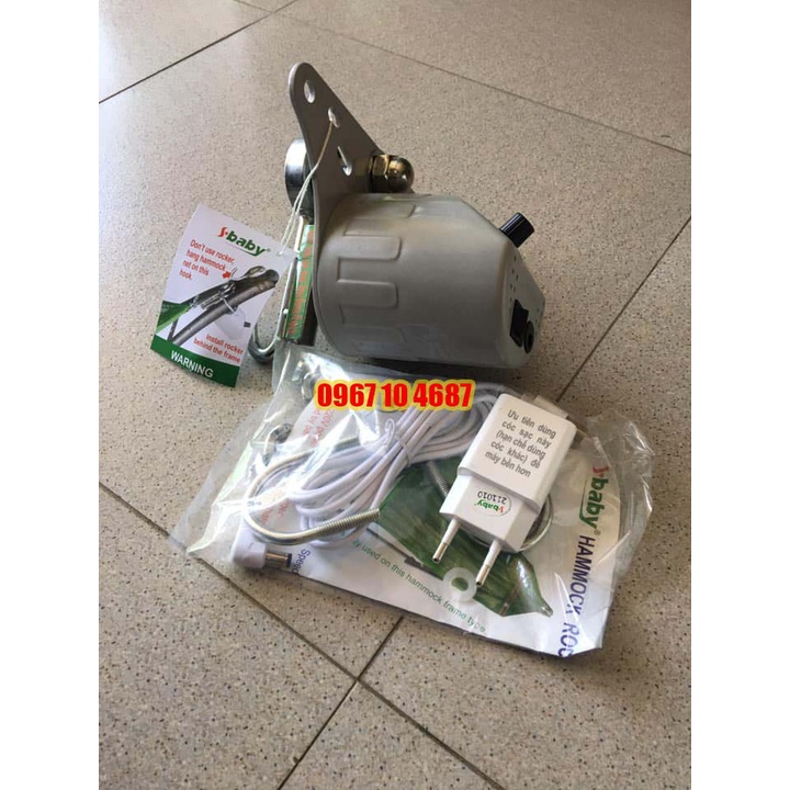 Máy đưa võng Sbaby SH20 thế hệ mới dùng được khi mất điện