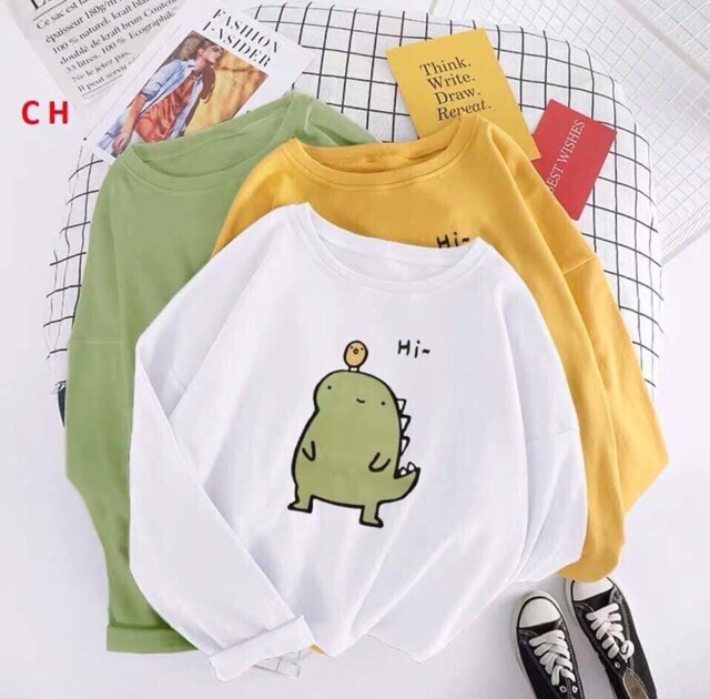 Áo da cá in hình | BigBuy360 - bigbuy360.vn