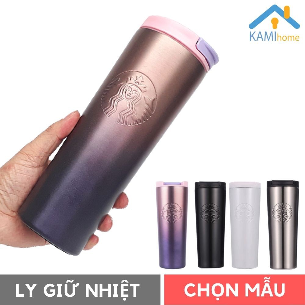 Ly giữ nhiệt Thái Lan giữ nóng lạnh 500ml bình cốc inox cao cấp mã 22015