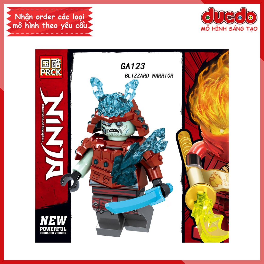 Minifigures các nhân vật Ninjago tuyệt đẹp - Đồ chơi Lắp ghép Xếp hình Mini Mô hình Ninja LeLe GA123-130