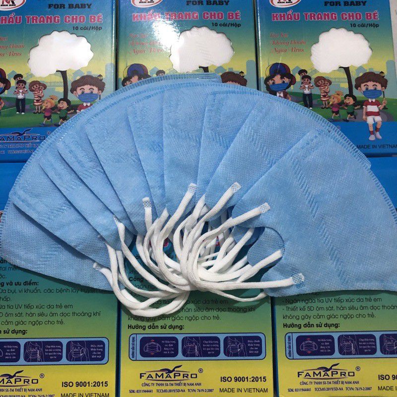 Hộp 10 khẩu trang cho bé 5D MASK KID cho bé | BigBuy360 - bigbuy360.vn