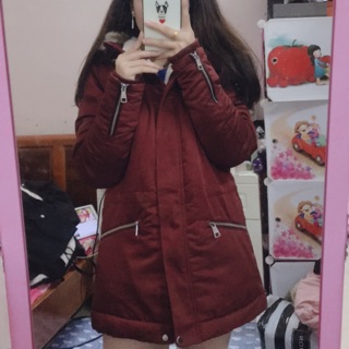 Áo pull auth đỏ đô