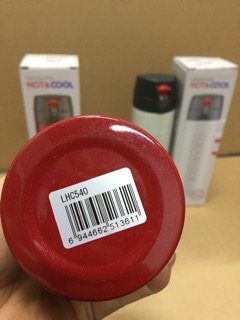 Bình giữ nhiệt lock&lock lhc541 450ml trắng và đỏ