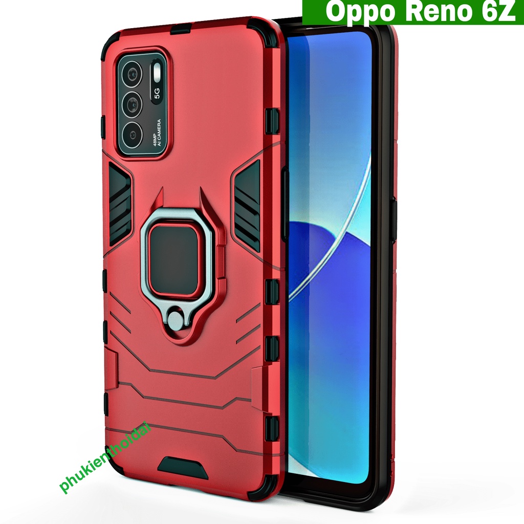 ỐP LƯNG IRON MAN IRING OPPO RENO 6Z 5G CHỐNG SỐC CHỐNG VA ĐẬP MẠNH SIÊU BỀN NHẪN XEM PHIM