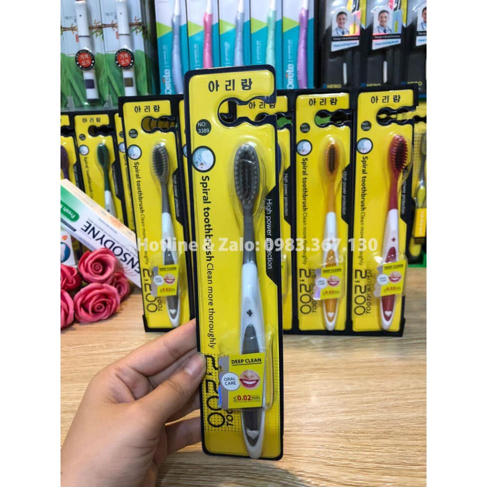 (SỈ = LẺ) BÀN CHẢI ĐÁNH RĂNG LÔNG SIÊU MỀM HÀN QUỐC MÃ 3389-670
