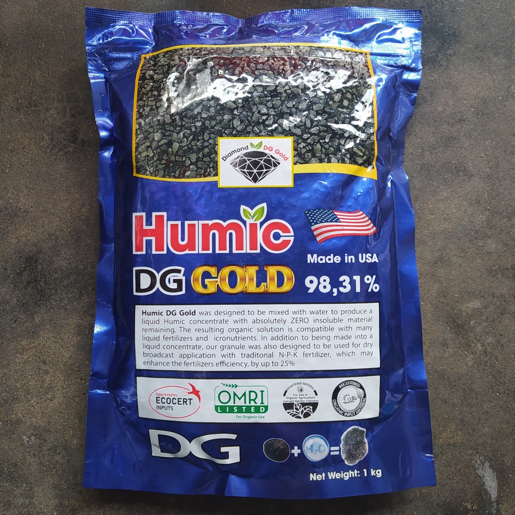 Phân Bón HUMIC GOLD - Humic nhập khẩu Mỹ (khối lượng 1kg), phân Humic Acid dạng hạt