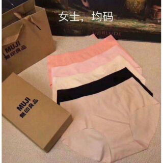 Hộp 5 quần lót Muji Nhật không đường may