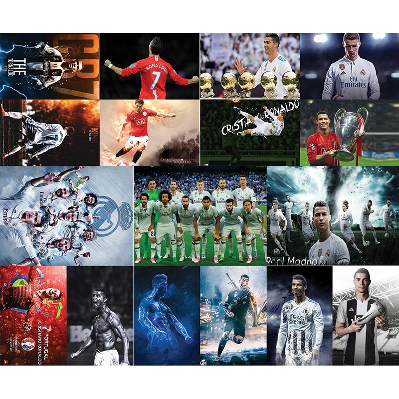 17 ảnh decal dán tường Cr7