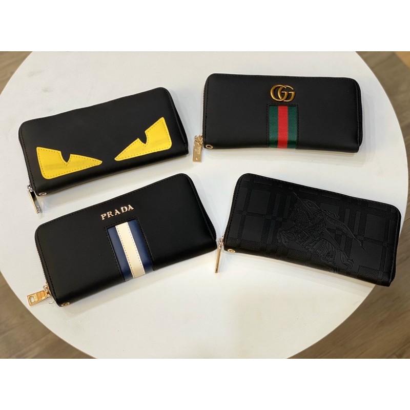 Ví 1 khoá Kéo Khắc LoGo