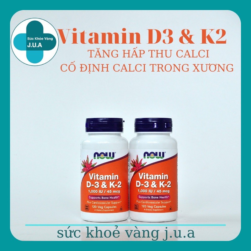 VITAMIN D3&K2 - CHẮC XƯƠNG