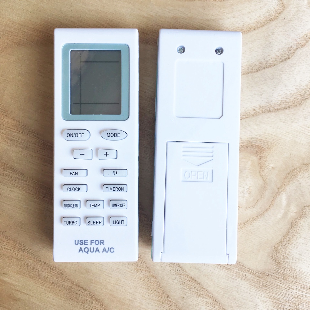 Remote máy lạnh Aqua [TẶNG PIN] Điều khiển điều hoà Aqua mẫu vuông