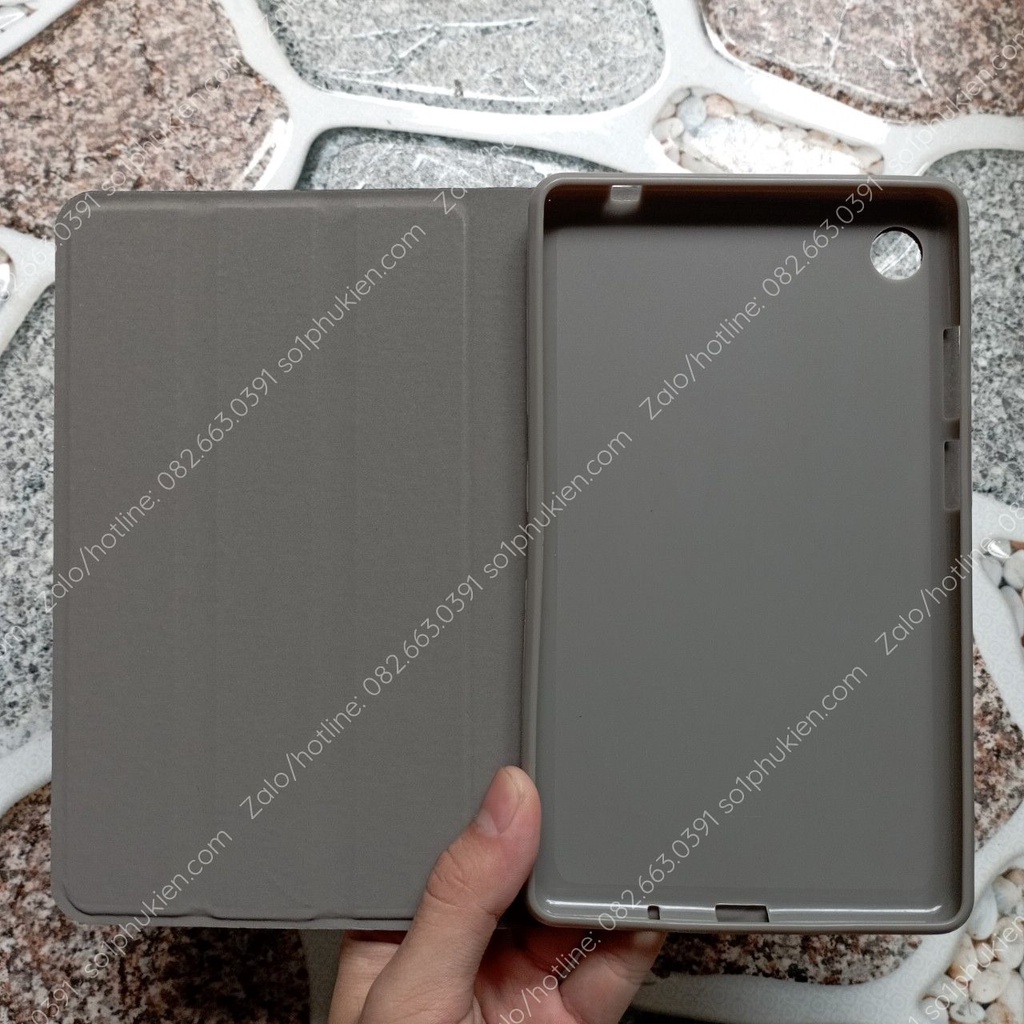Bao da máy Tính Bảng Lenovo Tab M7 (7 inch) da vải cực chất, mặt trong da mịn, chống xem phim, ốp silicon bền đẹp