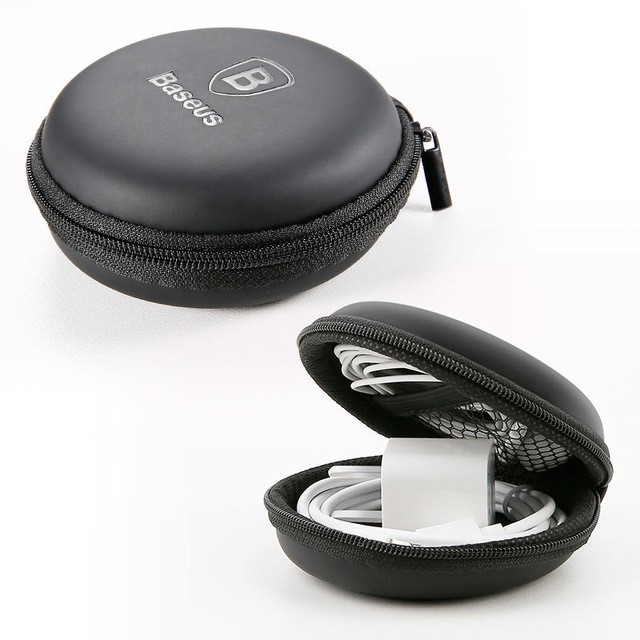 Túi Baseus thân cứng mini đựng tai nghe/cáp sạc USB/thẻ nhớ SD TF #6