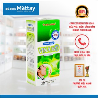 ✅  Vệ Sinh Họng Vinaho - Chai 20ml - Khử Mùi Hôi Miệng, Ngăn Ngừa Ho, Viêm Họng.  [Date xa]