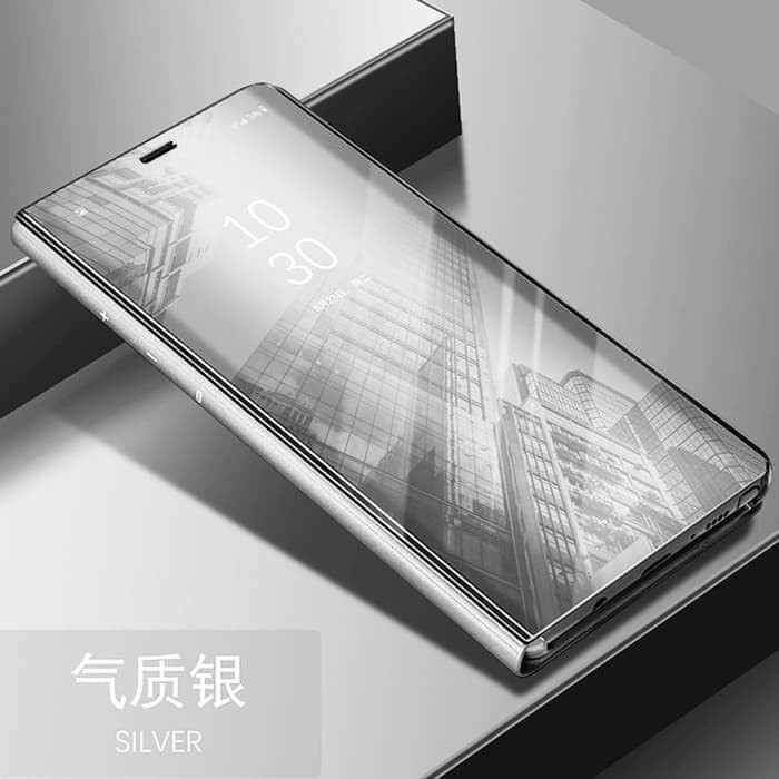 Bao Da Điện Thoại Nắp Lật Tráng Gương Cứng Tự Động Tắt Mở Thông Minh Cho Xiaomi Redmi Note 10