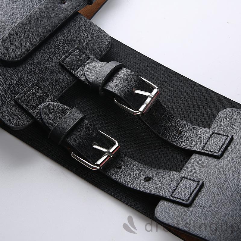 Dây đai da PU đeo cơ thể thiết kế đơn giản thanh lịch cho nữ