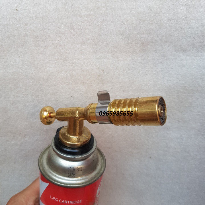 Đèn Khò Ga Mini Cầm Tay Đồng Thau Nguyên Chất 100%