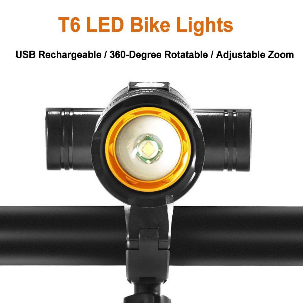 MUVAKO Đèn LED  Có Thể Điều Chỉnh Xoay 360 Độ Dành Cho Xe Đạp