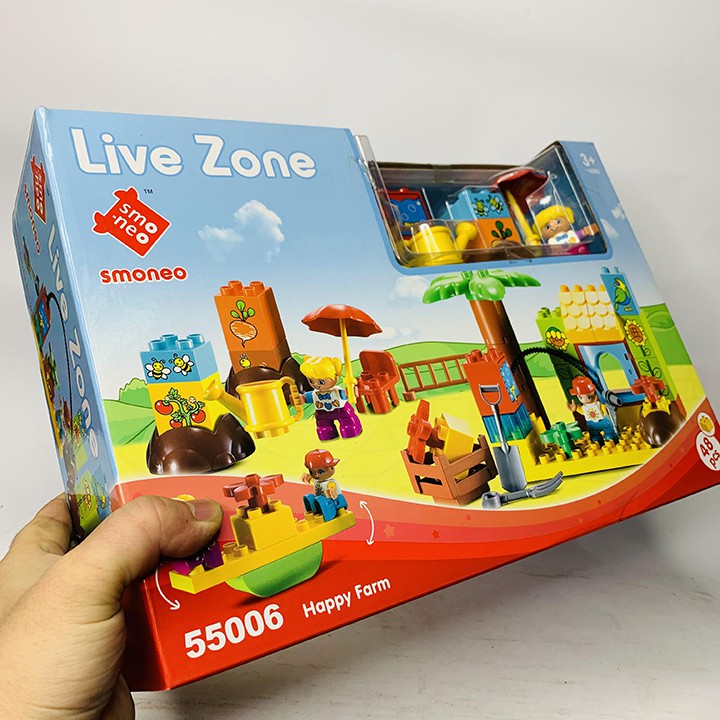 BỘ ĐỒ CHƠI BỘ XẾP HÌNH CÔNG VIÊN LIVE ZONE E0147 - ẢNH TỰ CHỤP