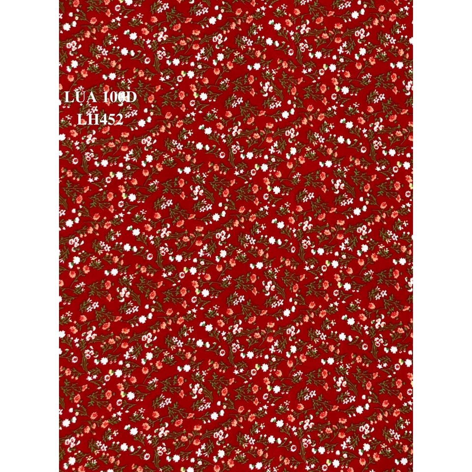 VẢI LỤA 100D HOA NHÍ - DÒNG VẢI THÔNG DỤNG - 1 MÉT X 1M5