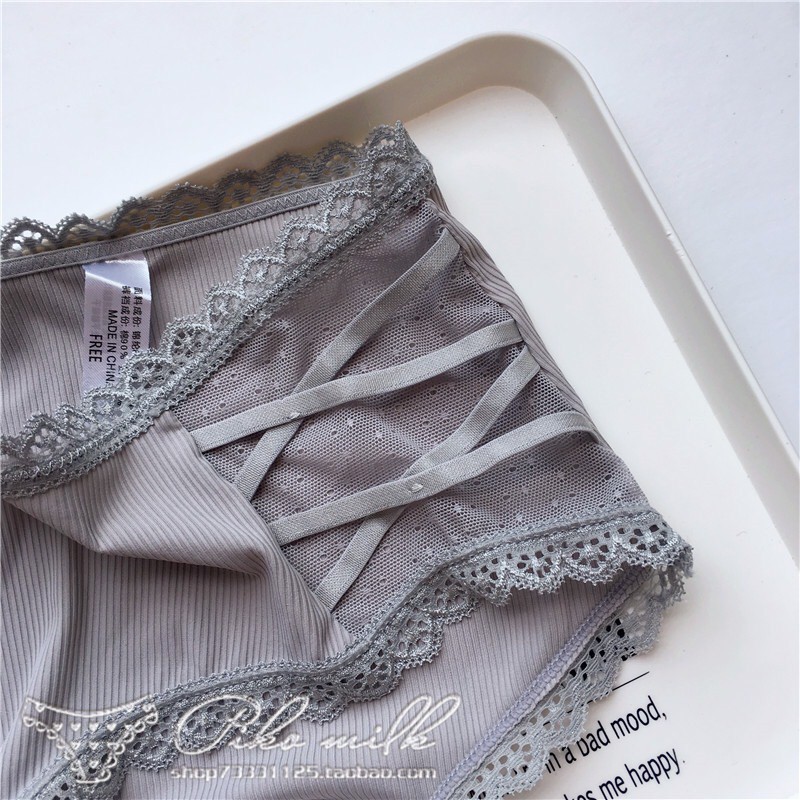 Quần Lót Thun Lạnh Chất Liệu Siêu Mềm Mịn Cạp Vừa Hông Đan Chéo _ Q222 - S3 | BigBuy360 - bigbuy360.vn