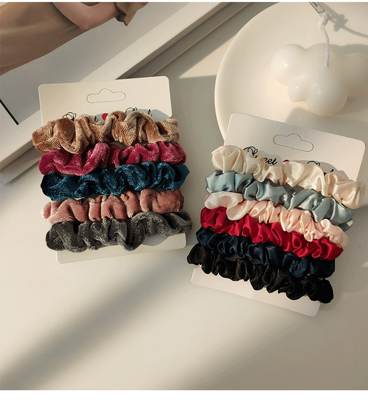 Dây Cột Tóc Bằng Vải Cỡ Lớn Phong Cách Hàn Quốc Đơn Giản Đáng Yêu