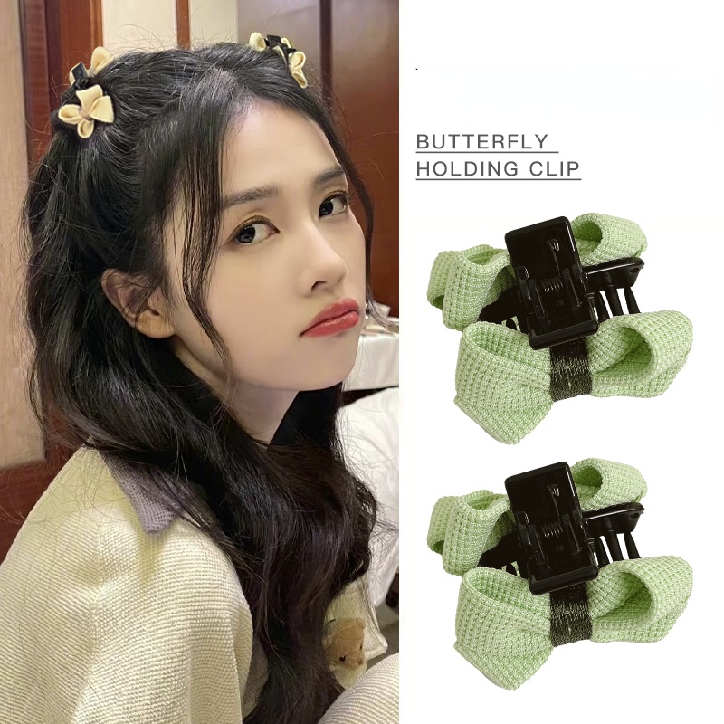 Kẹp Tóc Nơ Hai Mặt Cỡ Nhỏ Dễ Thương