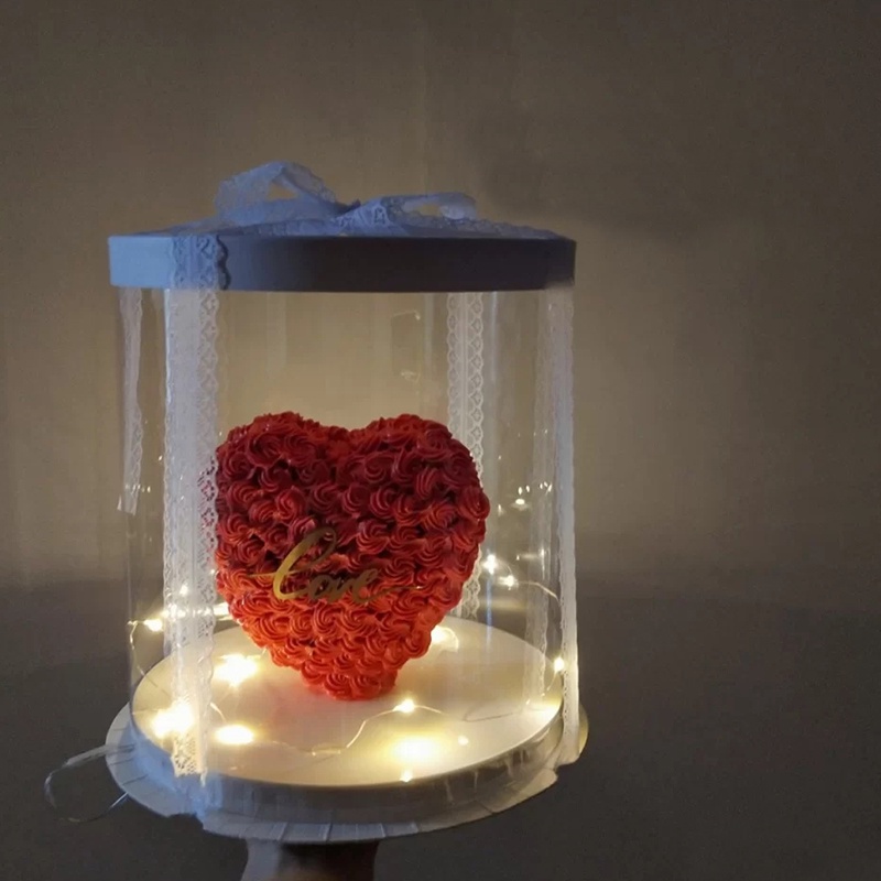 Khuôn Làm Bánh Hình Trái Tim 3D 6 inch 8 inch