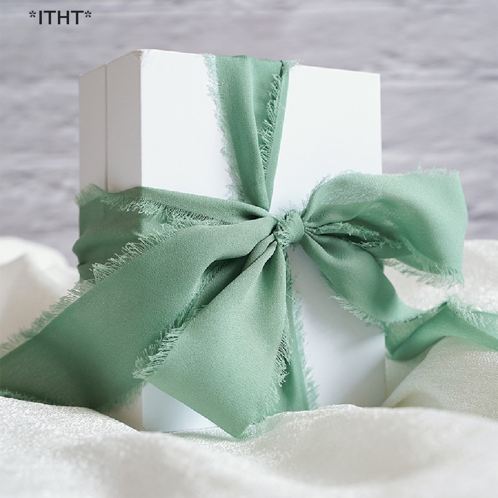 Dây Ruy Băng Lụa Dùng Trang Trí Bó Hoa Thủ Công Xinh Xắn