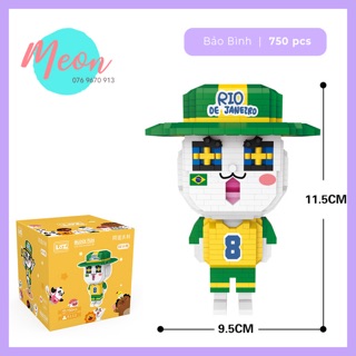 Miniblock Cung Hoàng Đạo - Xếp hình lego cung Bảo Bình - lego zodiac