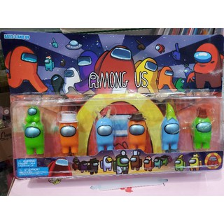 Vỉ đồ chơi mô hình Among Us 6-7cm