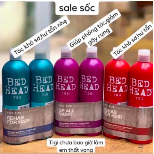 [ Hàng chính hãng-SẴN ] Bộ dầu gội- xả Tigi Bed Head 750mlx2 siêu thơm | BigBuy360 - bigbuy360.vn