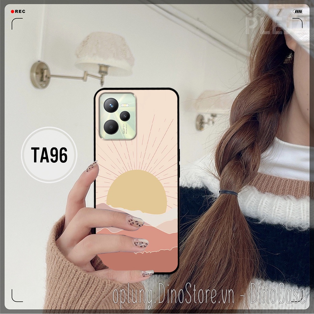Ốp Realme 9i - Realme C35 - Oppo A76/A36 lưng nhựa viền dẻo bảo vệ camera chống bẩn in hình phong cảnh vintage.