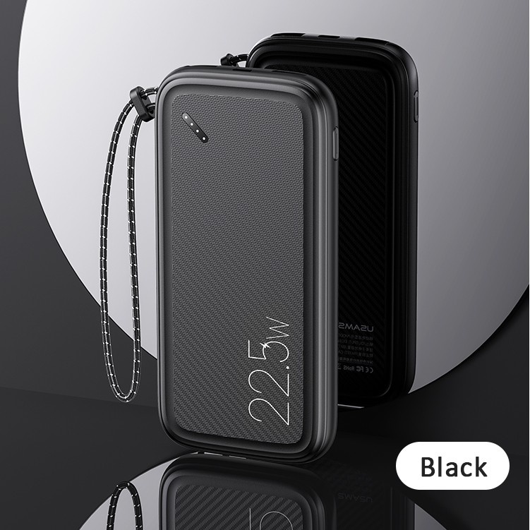 Sạc dự phòng USAMS PB56 Powerbank 10000mAh Sạc nhanh QC3.0 PD 22.5W cho điện thoại máy tính bảng máy tính xách tay